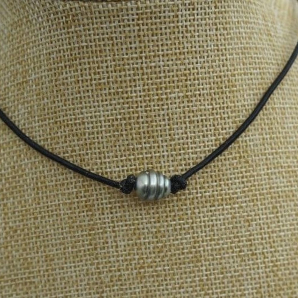 9-11mm Tahitian  Pearl Choker, 14in.